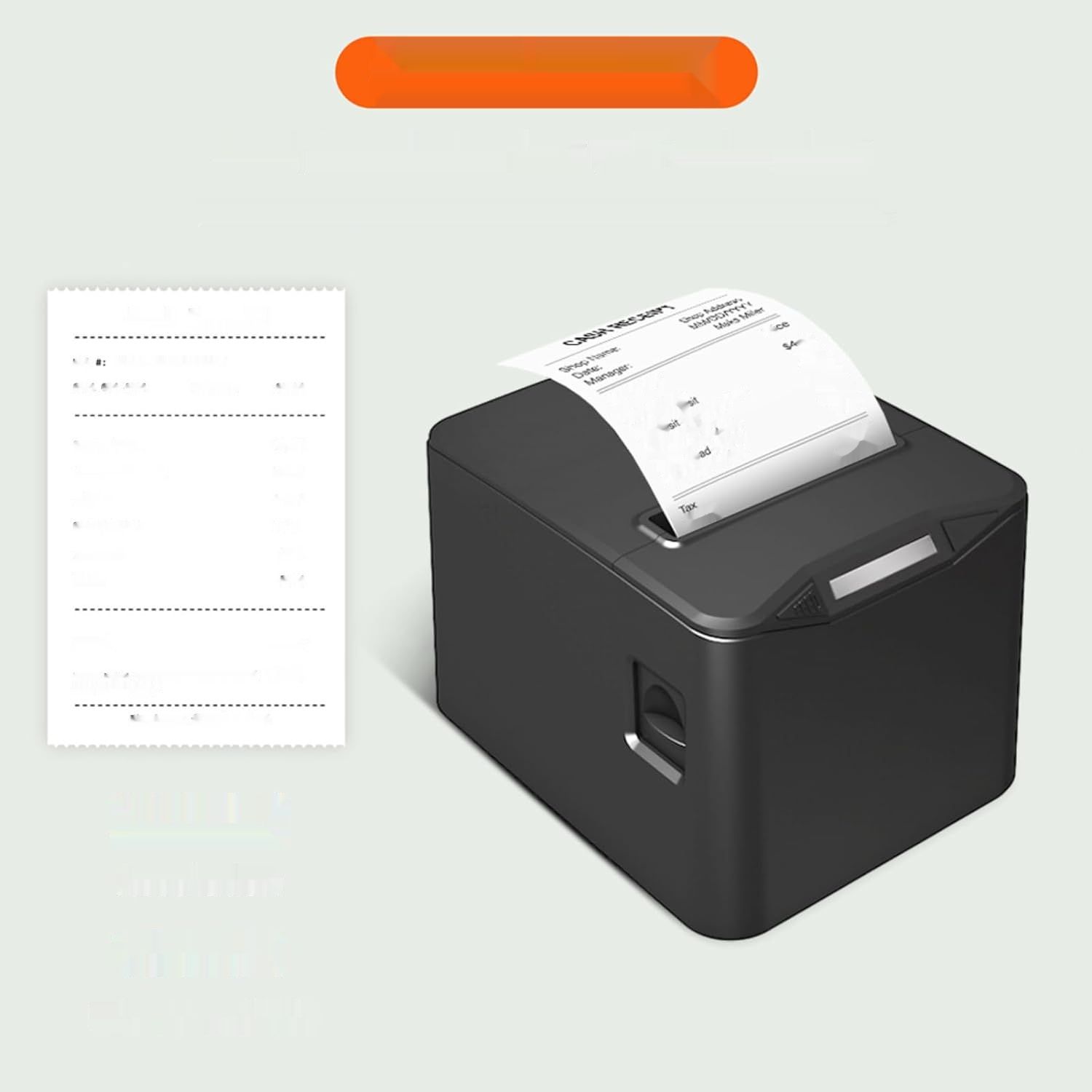 Bisofice POS-8370USB-B Drukarka Paragonów 80 mm, Termiczna, USB+LAN, ESC/POS, Czarna