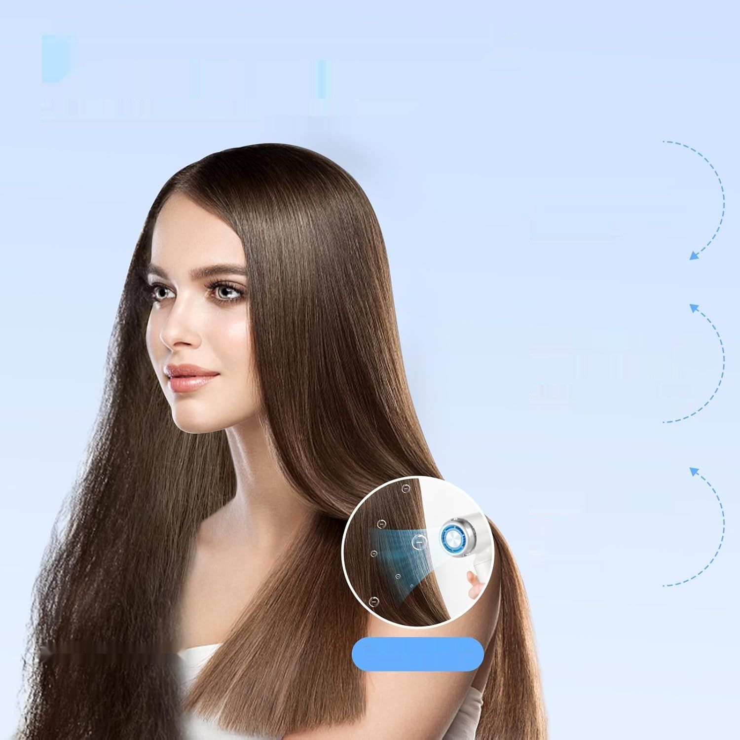 webeauty Szczotka susząca &amp; Air Styler, 110000 RPM, automatyczna lokówka