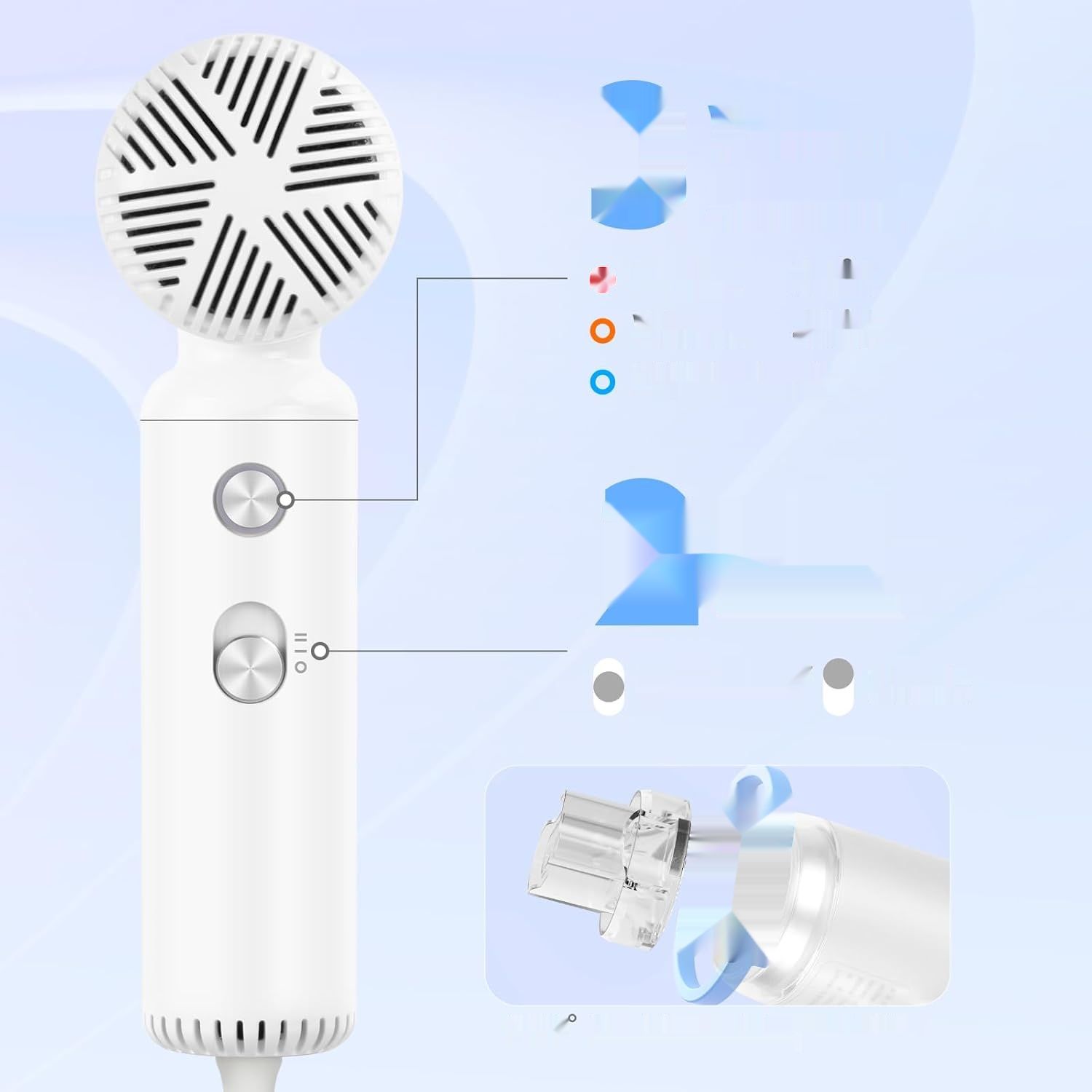 webeauty Szczotka susząca &amp; Air Styler, 110000 RPM, automatyczna lokówka
