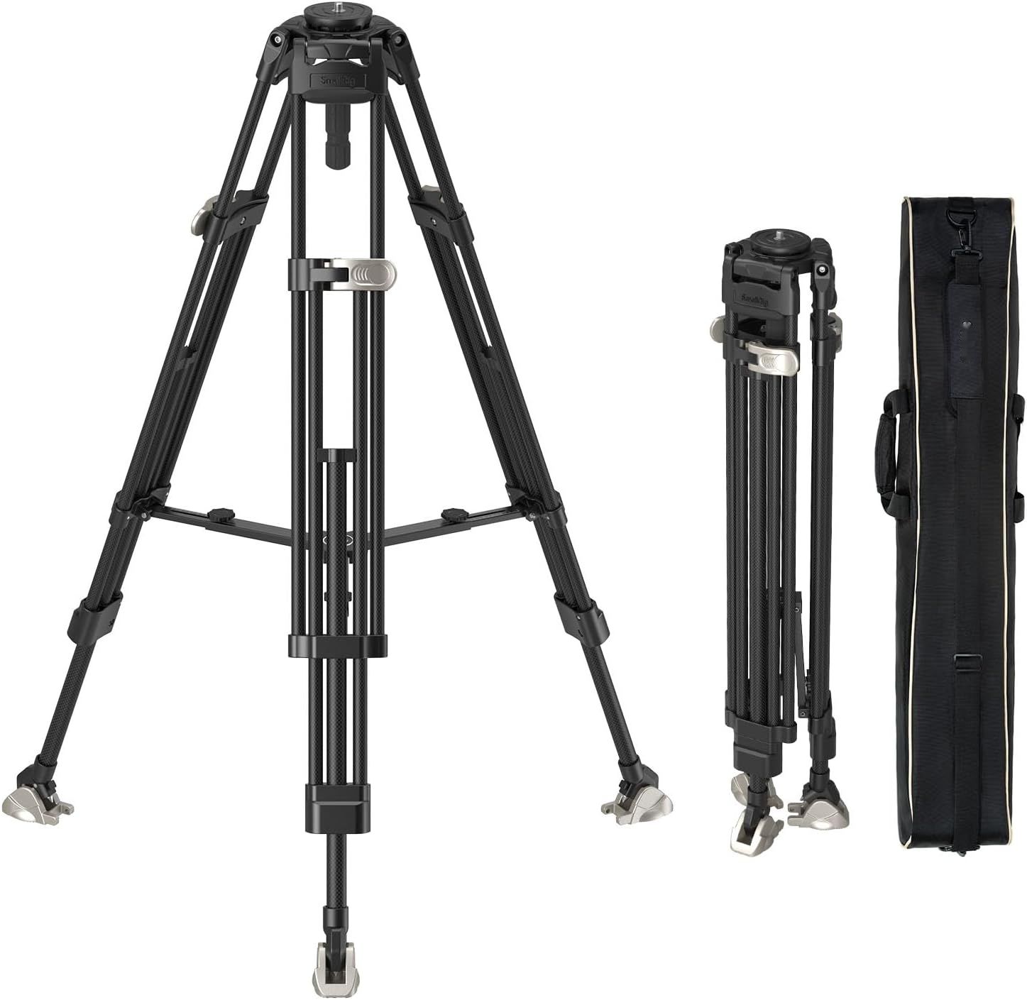 SMALLRIG 72&quot; Statyw Wideo, Włókno Węglowe, Misą 75mm, Do 25kg - 4167