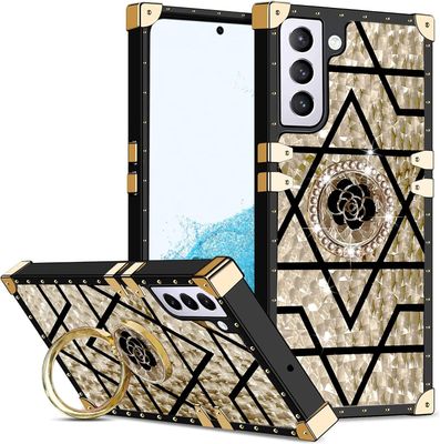 Ysnzaq Luksusowe etui Samsung Galaxy S23+ Plus 6,6&quot;, złote.