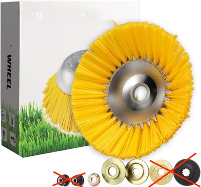 LADAMI Szczotka 200x25.4 mm Nylonowa do Podkaszarki, Usuwanie Mchu