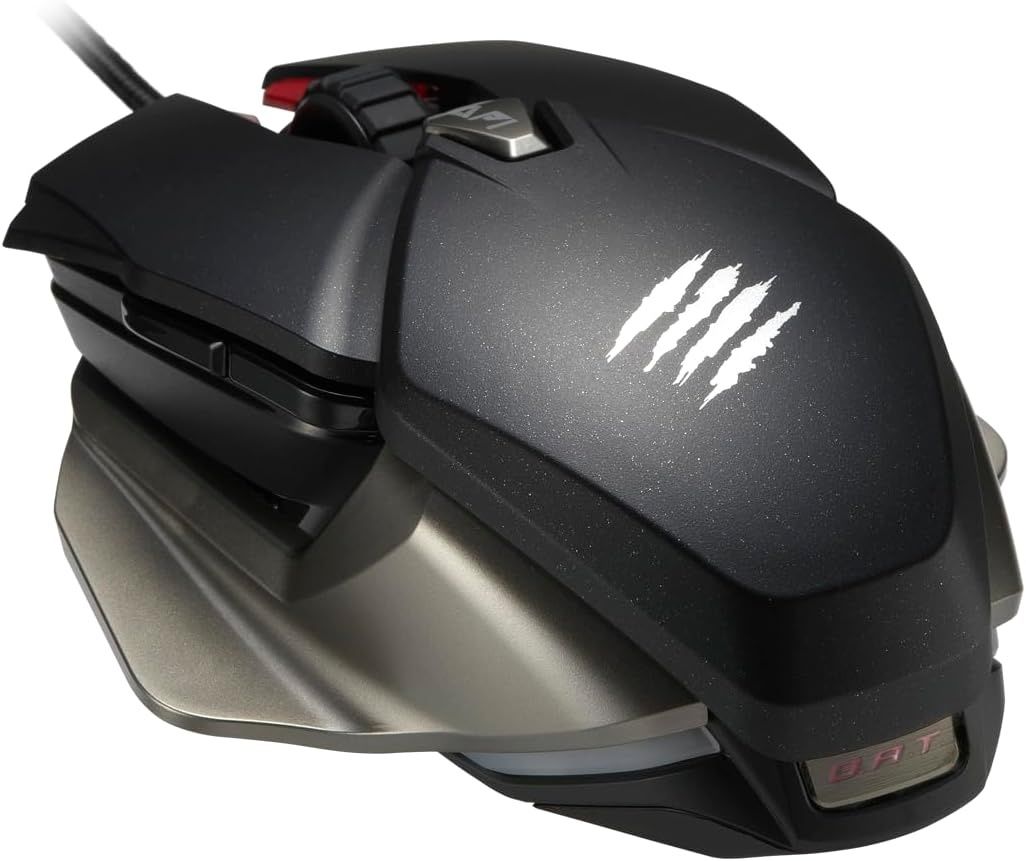 MAD CATZ Rat Bat 6+ Przewodowa Mysz Gamingowa RGB, 10 przycisków, 16000 DPI