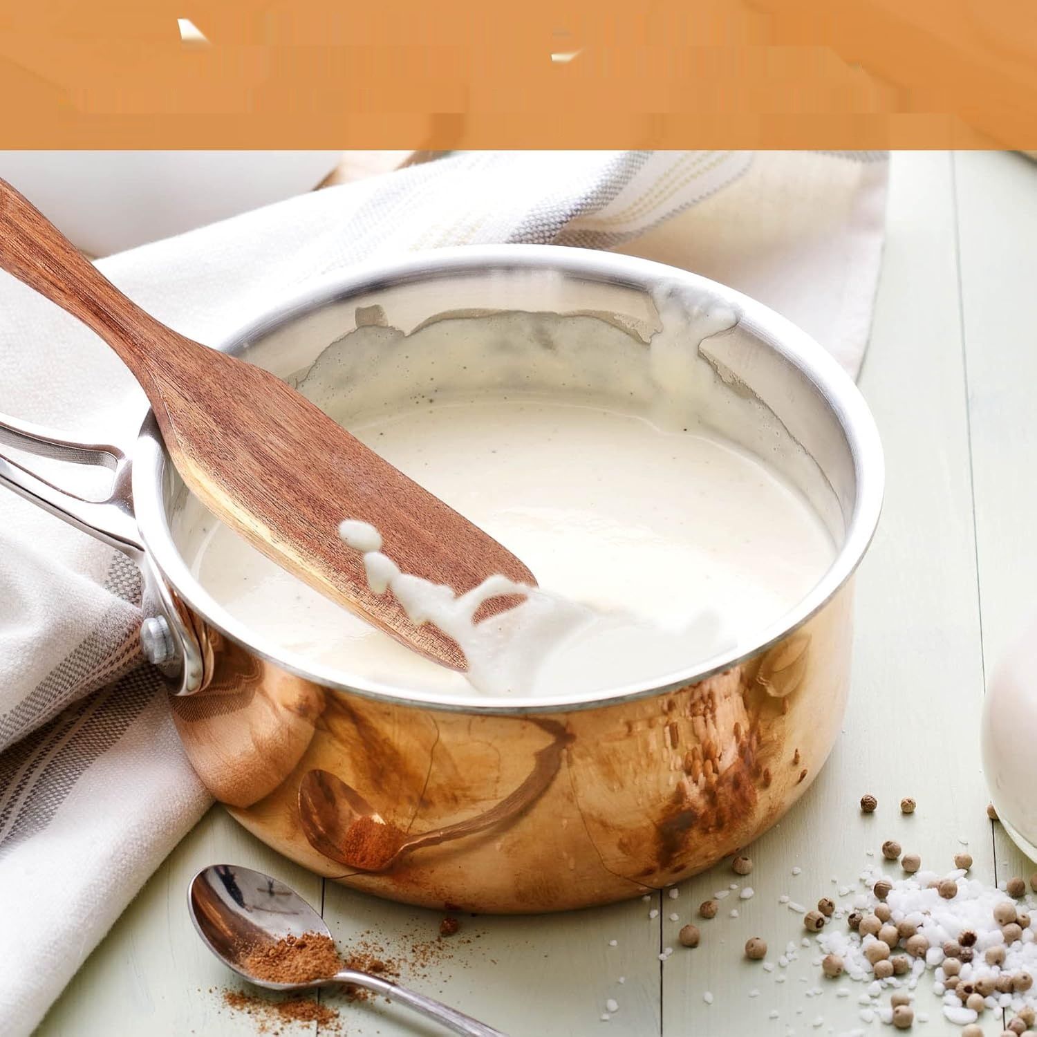 Myqqhbs Spurtle Drewniany Zestaw Ręcznie Wykonany, Wytrzymały, Szkocki