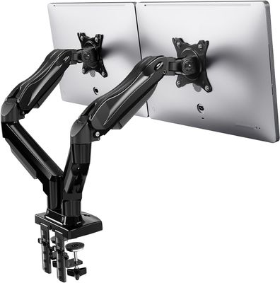 HUANUO Uchwyt na 2 Monitory 13-30&quot;, Ramię Gazowe, Vesa 75/100, 360° Obrót