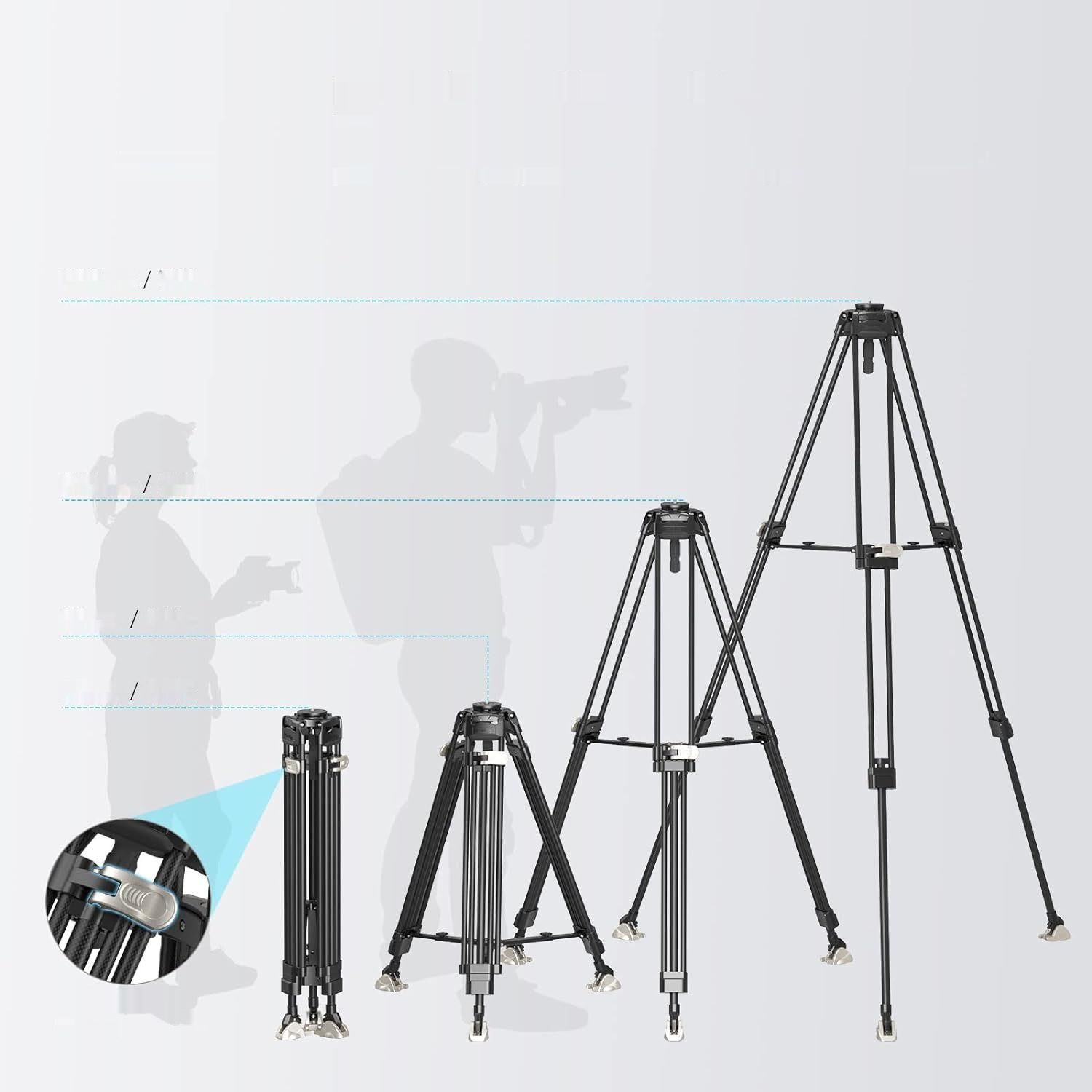 SMALLRIG 72&quot; Statyw Wideo, Włókno Węglowe, Misą 75mm, Do 25kg - 4167
