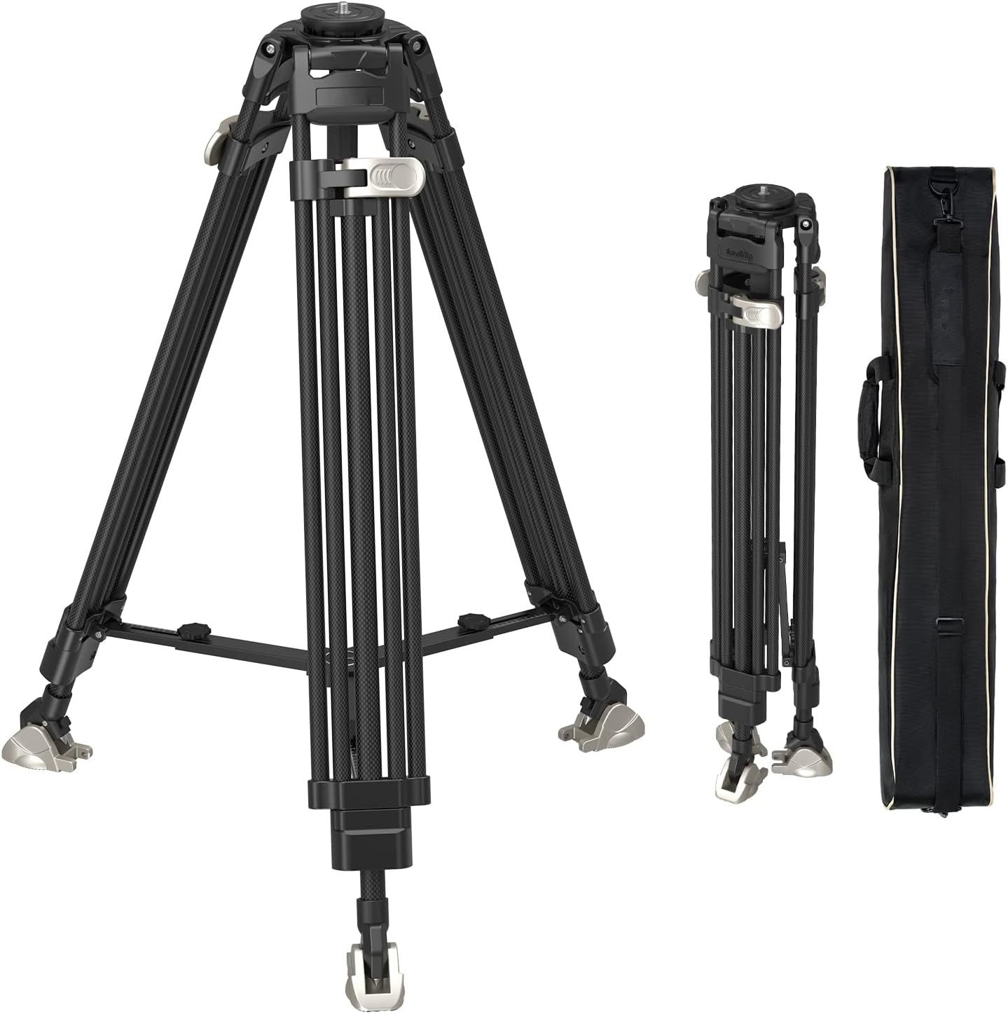 SMALLRIG 72&quot; Statyw Wideo, Włókno Węglowe, Misą 75mm, Do 25kg - 4167