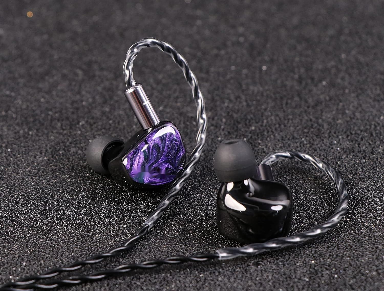 Linsoul Kiwi Ears Cadenza 10 mm Dynamiczny przetwornik IEM (fioletowy)