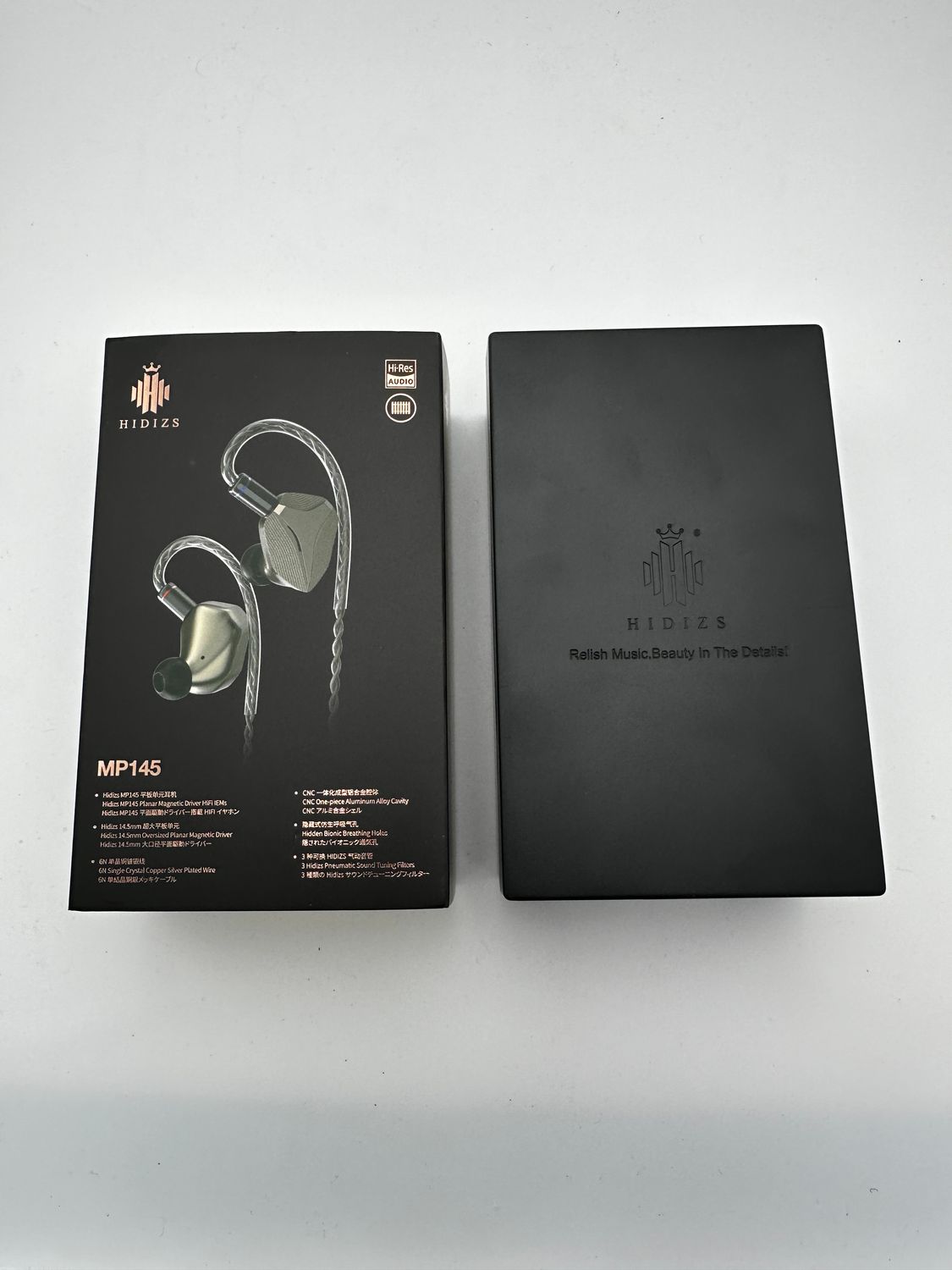 LINSOUL Hidizs MP145 In-Ear-Monitor, Planarny HiFi IEMs, 2Pin OFC kabel
