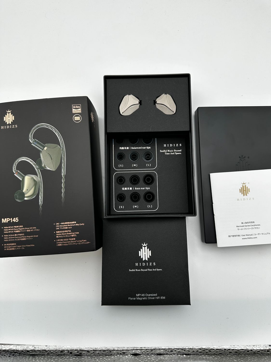 LINSOUL Hidizs MP145 In-Ear-Monitor, Planarny HiFi IEMs, 2Pin OFC kabel