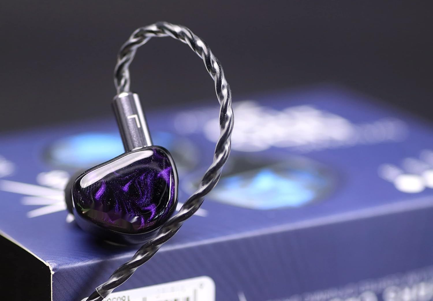 Linsoul Kiwi Ears Cadenza 10 mm Dynamiczny przetwornik IEM (fioletowy)