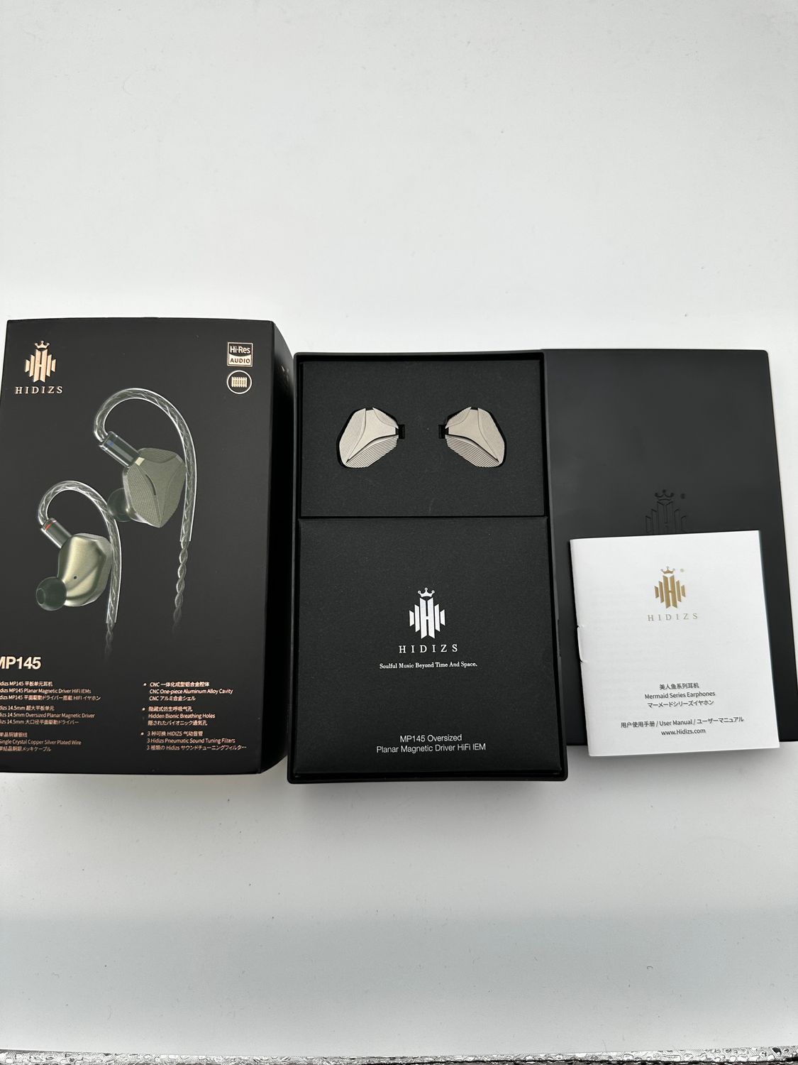 LINSOUL Hidizs MP145 In-Ear-Monitor, Planarny HiFi IEMs, 2Pin OFC kabel
