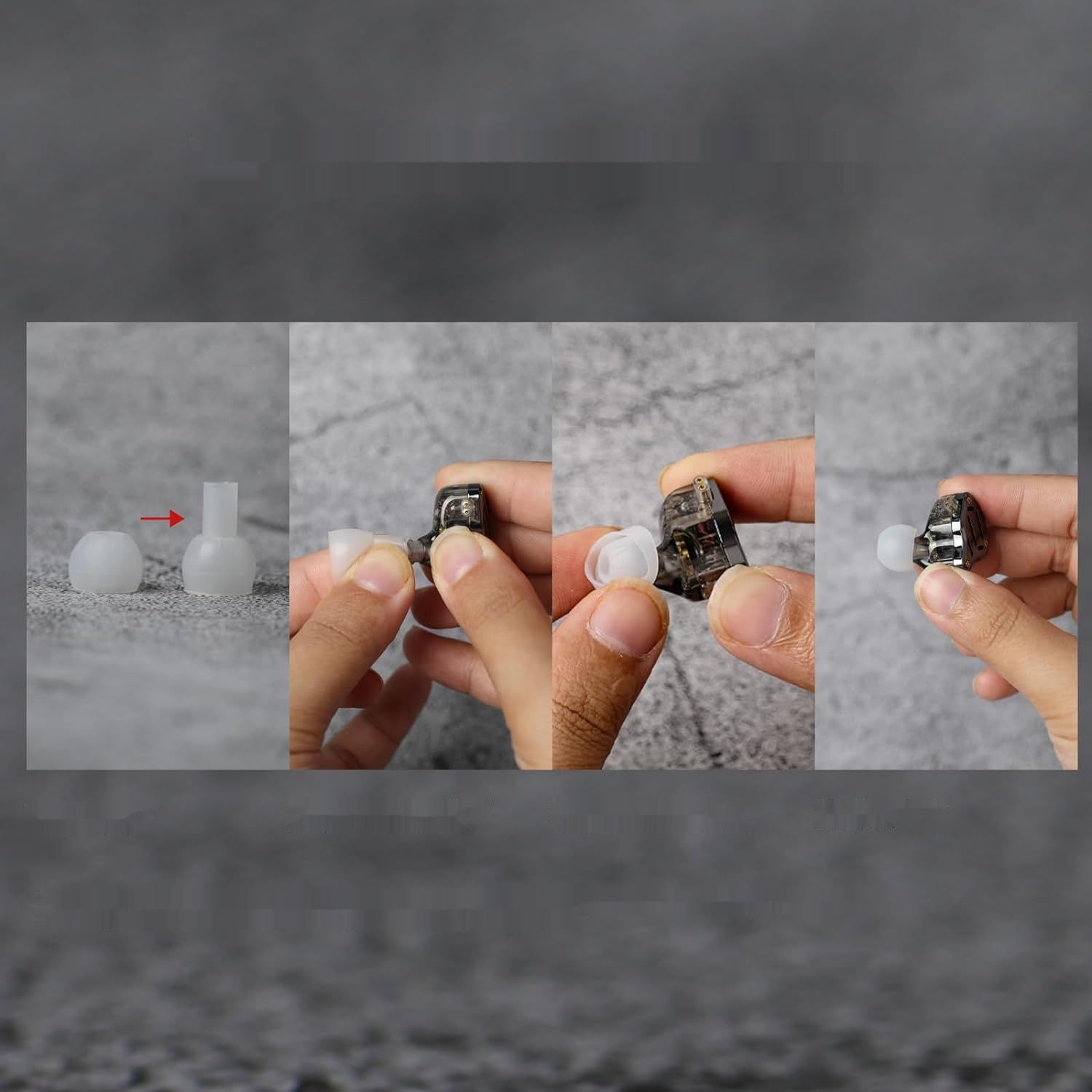 LINSOUL KZ ZS10 PRO 2 Słuchawki dokanałowe IEM, 1DD+4BA, Czarny, Bez Mikrofonu