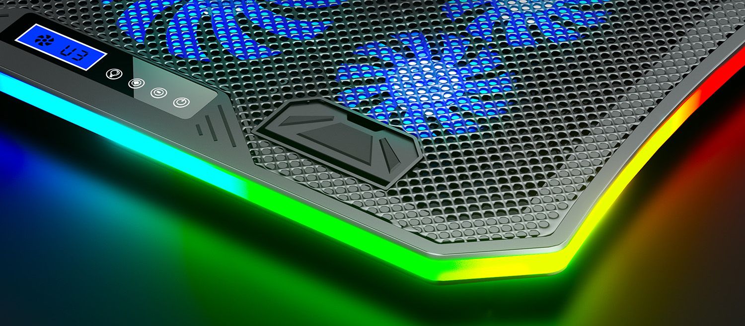 MOOJAY C50 Podkładka chłodząca do laptopa Chłodzenie notebooka gamingowego
