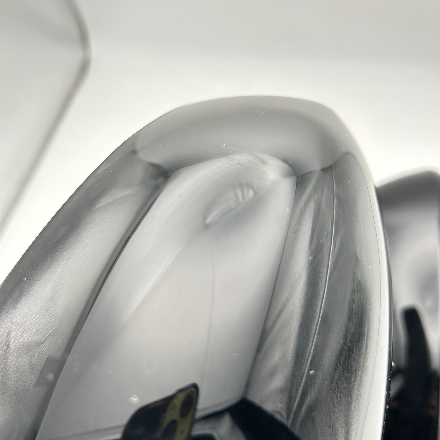 1 para osłon lusterka Fiat 500 500C 500E/Grande Punto (czarny)