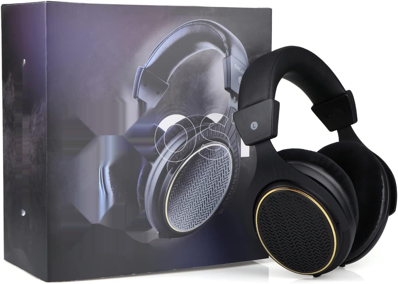 Linsoul Thieaudio Ghost 40mm słuchawki otwarte z odłączanym kablem.