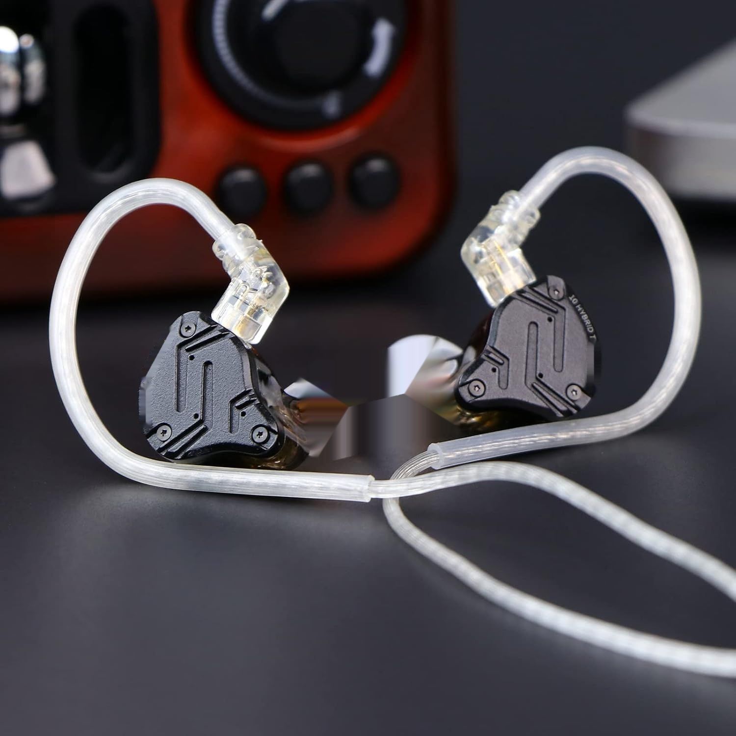 LINSOUL KZ ZS10 PRO X 1DD+4BA Hybrydowe HiFi Słuchawki douszne IEM