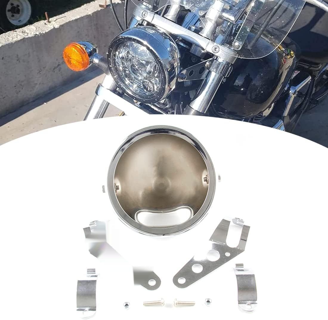 SKUNTUGUANG 5 3/4 5.75 cala LED uchwyt reflektora do Harley Davidson