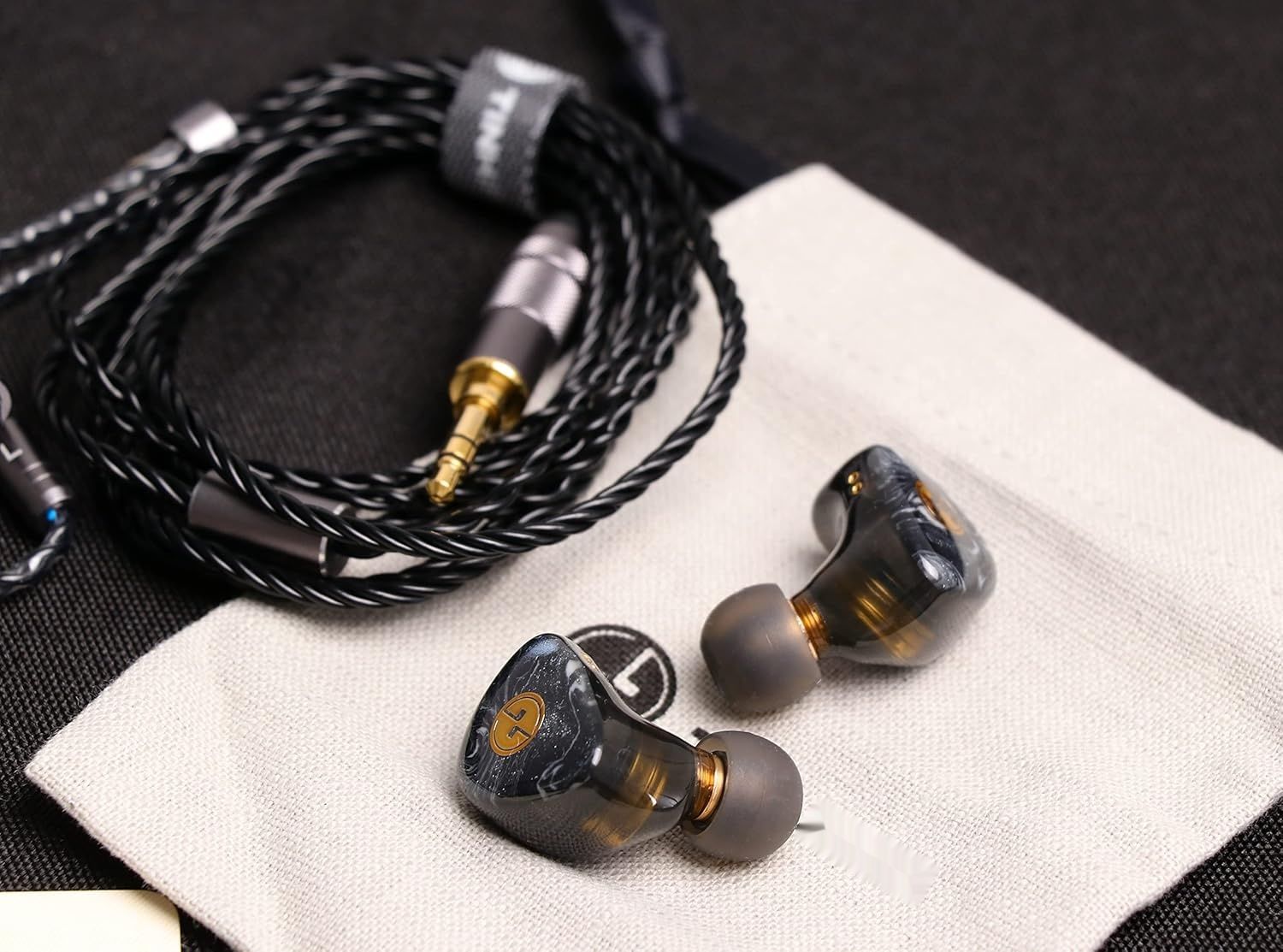 Słuchawki LINSOUL TINHIFI T3 Plus Hi-Fi z membraną 10 mm i kablem 2Pin OFC.