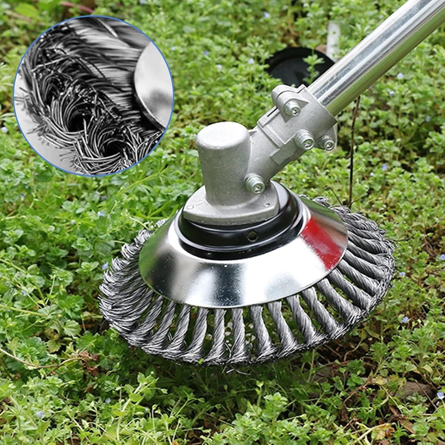 panthem Unowocześniony Trójząb do Chwastów Ø25,4 mm, Szczotka z Drutu