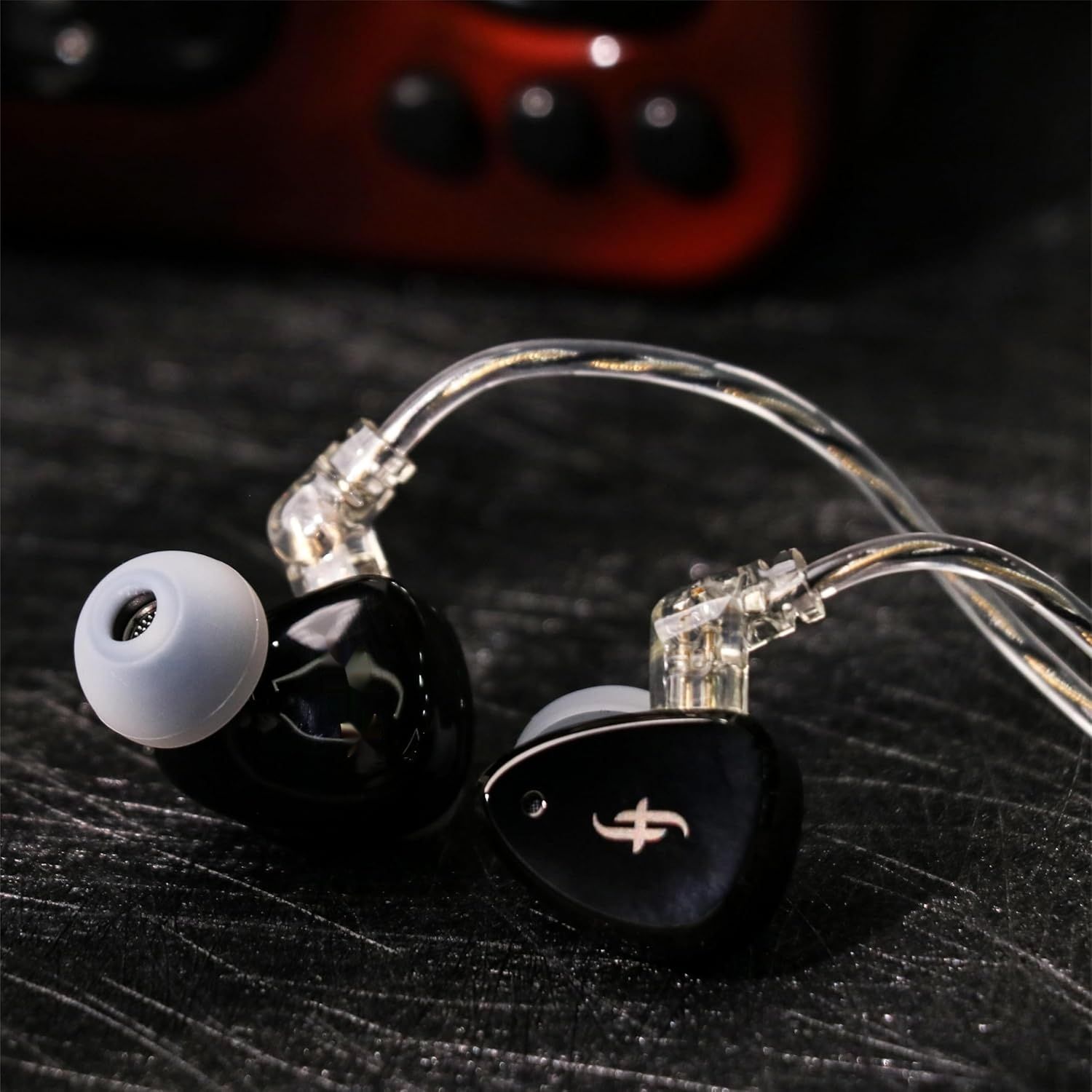 LINSOUL SIMGOT EM6L 1DD+4BA Hybrydowy Monitor IEM, Słuchawki HiFi, Gamingowe.