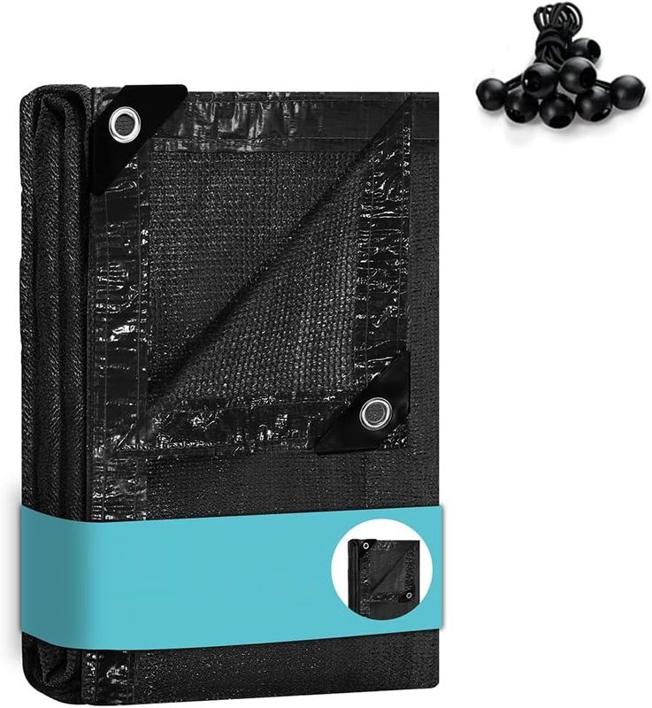 BeGrit 2,7m x 4m Siatka Ochronna Przeciwsłoneczna 70% Czarna