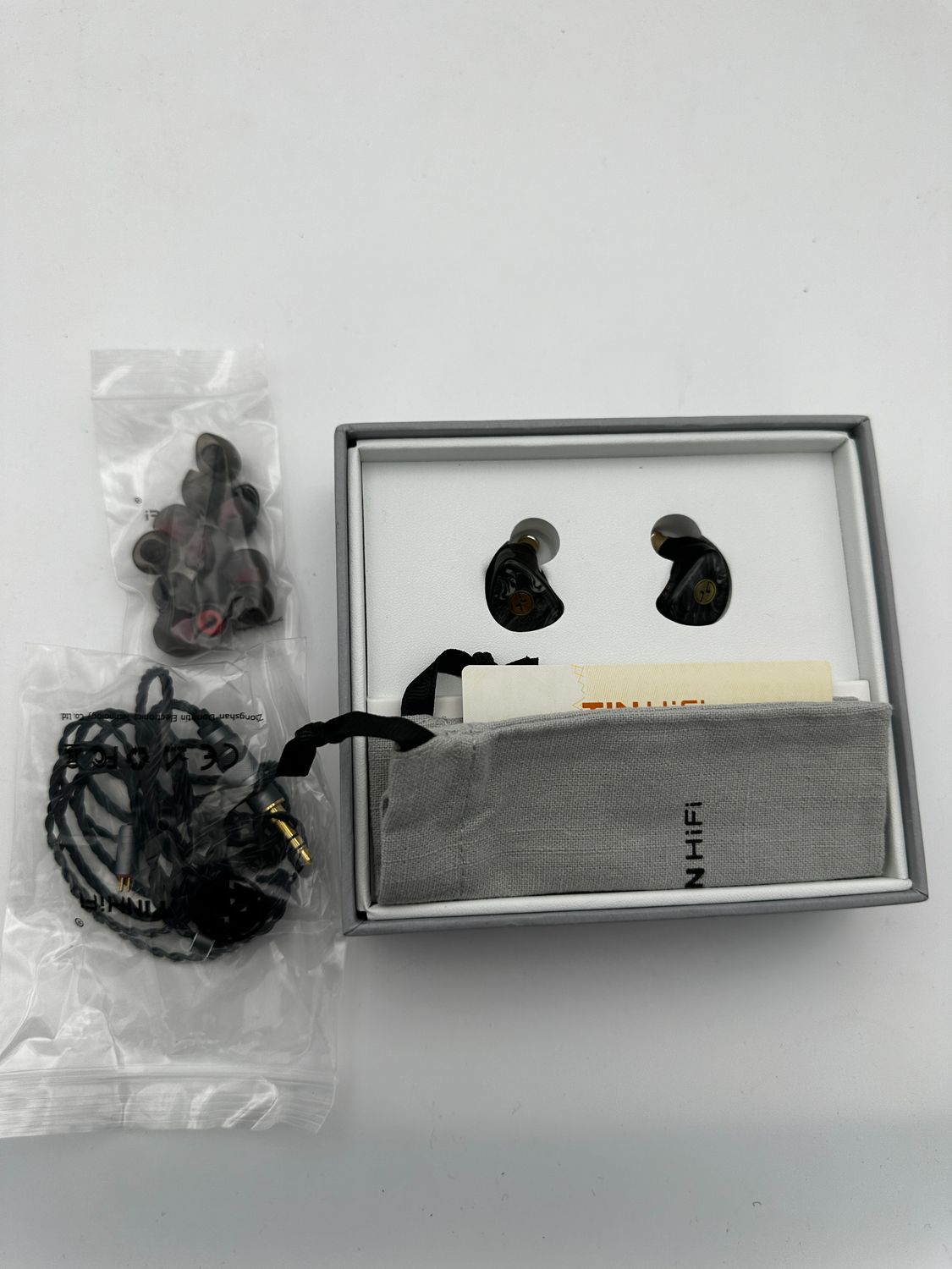 Słuchawki LINSOUL TINHIFI T3 Plus Hi-Fi z membraną 10 mm i kablem 2Pin OFC.