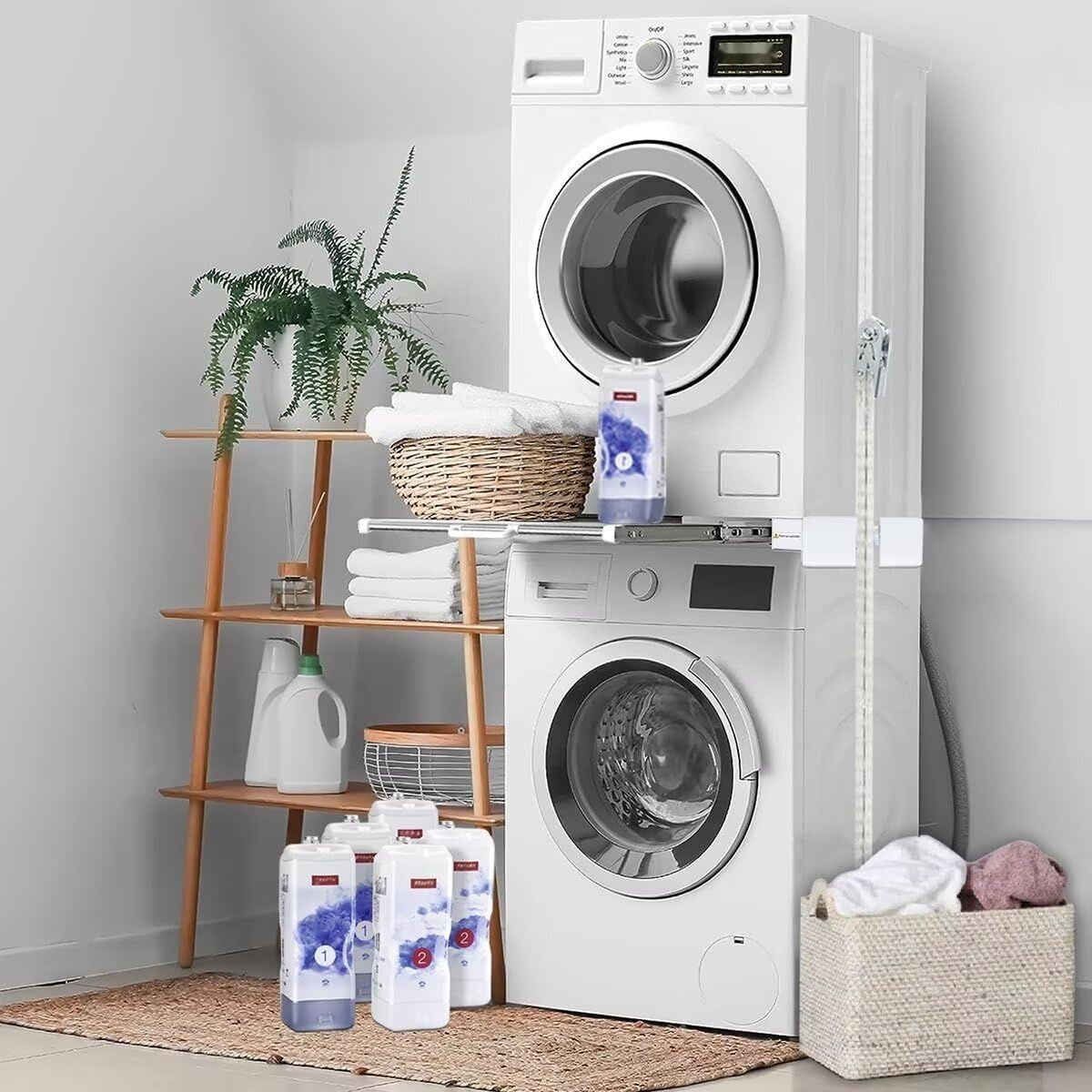 NIUXX Ramka pośrednia z linką na pranie 53-68cm