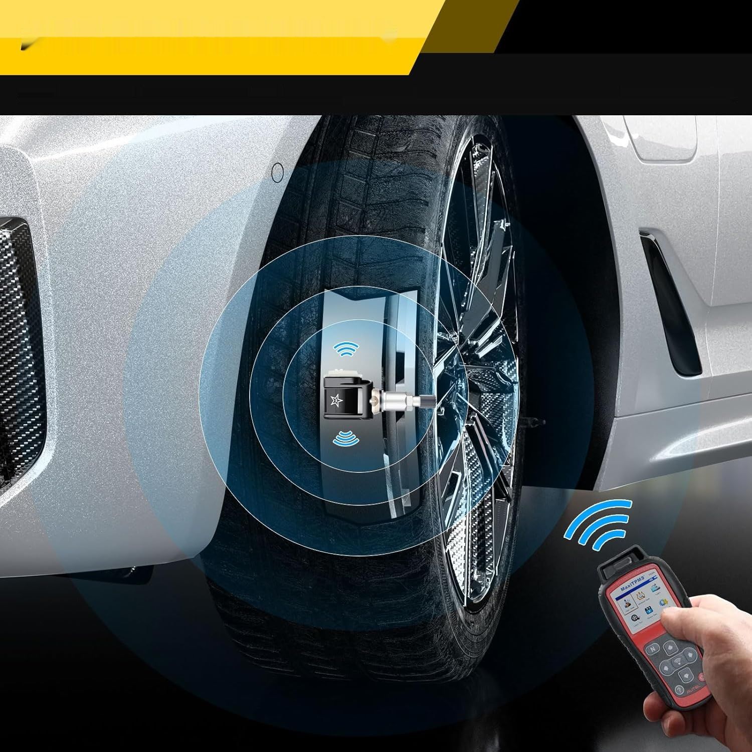 GEARZAAR ACLONG TPMS Sensor 433 MHz dla BMW, TPM 36106872774, 4 szt.