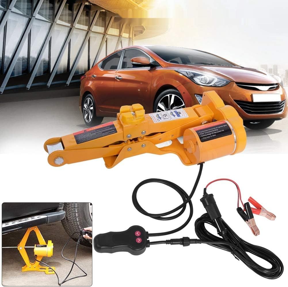 Ejoyous Elektryczny Podnośnik, 3T, DC 12V, Podnośnik Nożycowy, Klucz Udarowy