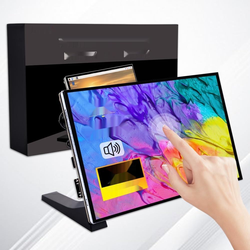Ekran dotykowy 7&quot;, LCD IPS, HDMI, kompatybilny z Raspberry Pi 5/4B/3B+.