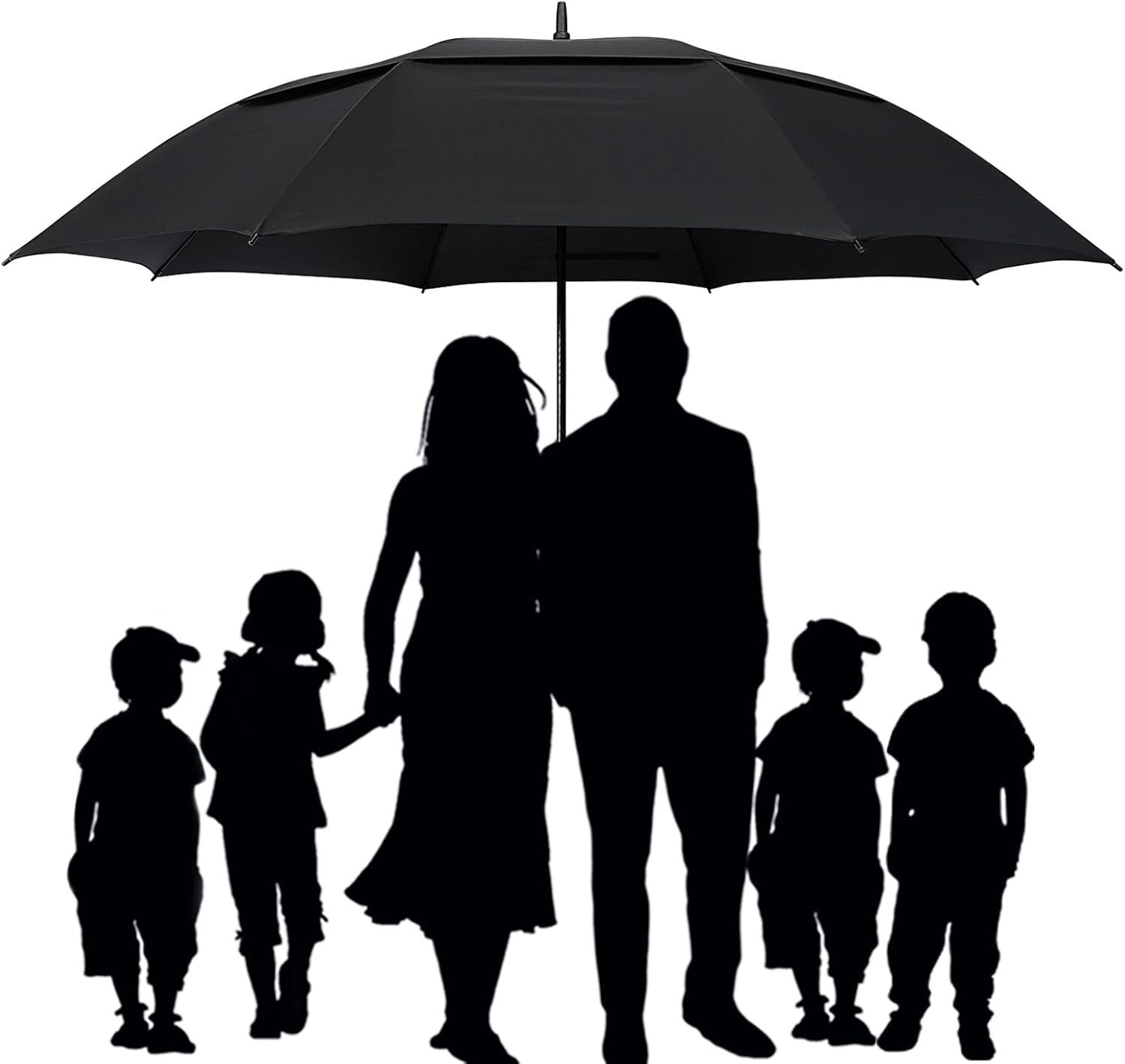 G4Free Duży Parasol Golfowy Automatyczny z Podwójnym Baldachimem