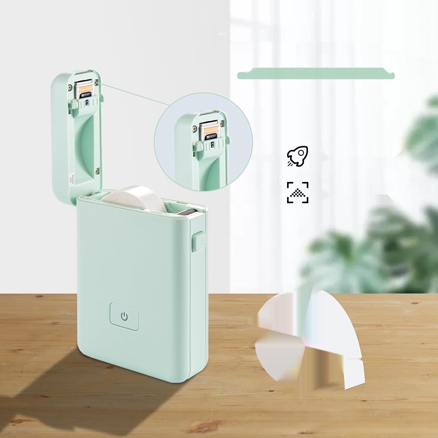 vretti Naklejka Maker Mini HP2 drukarka etykiet Bluetooth z szablonami