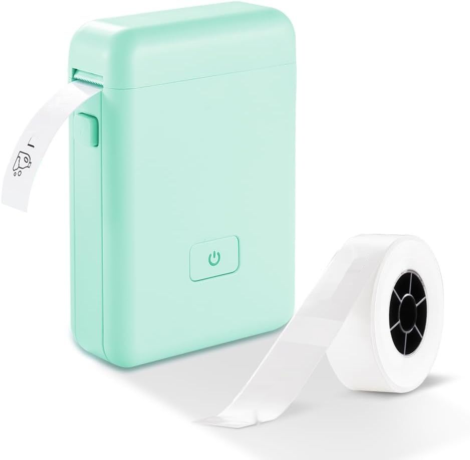 vretti Naklejka Maker Mini HP2 drukarka etykiet Bluetooth z szablonami