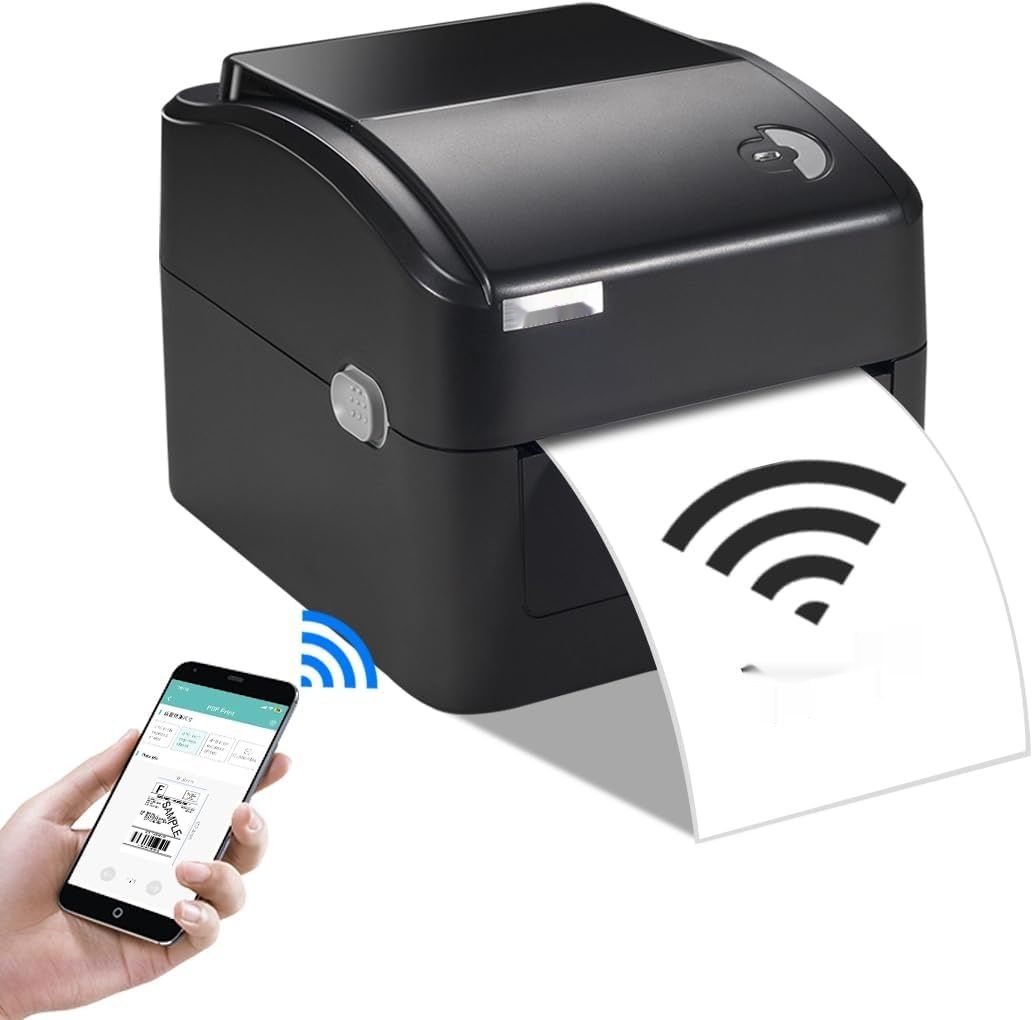 Drukarka termiczna WiFi DHL, etykiety USB dla DHL DPD UPS FedEx