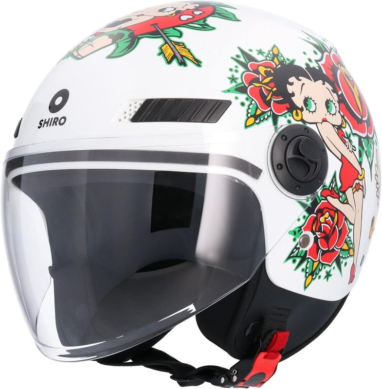 Kask Motocyklowy Jet La Betty, rozmiar S (55/56)