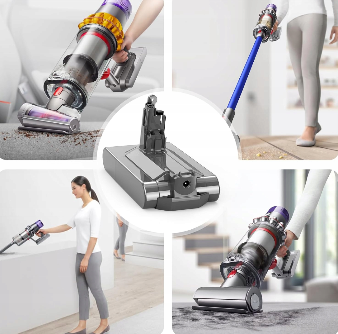 Akumulator ASUNCELL 3900 mAh do Dyson V11, 25,2 V z filtrem i śrubami