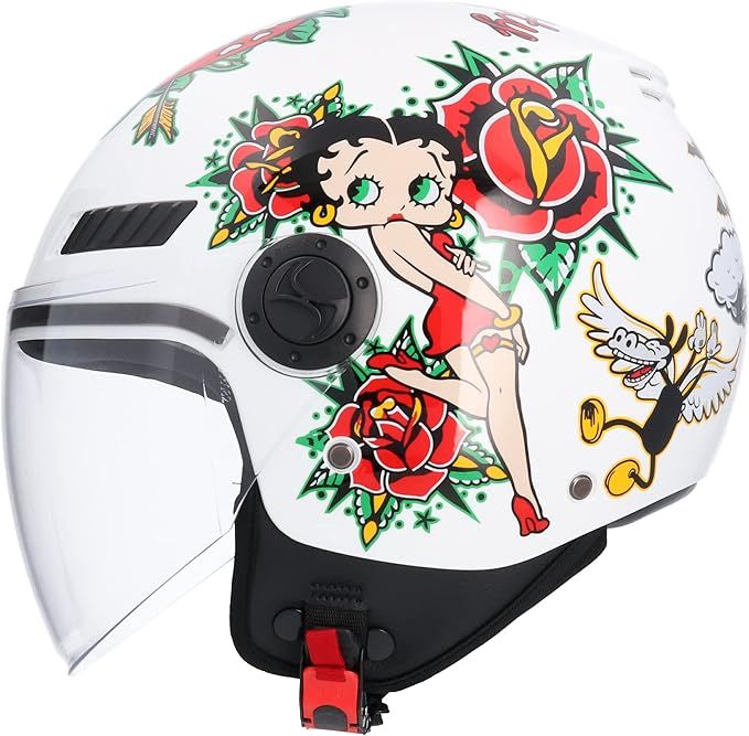 Kask Motocyklowy Jet La Betty, rozmiar S (55/56)