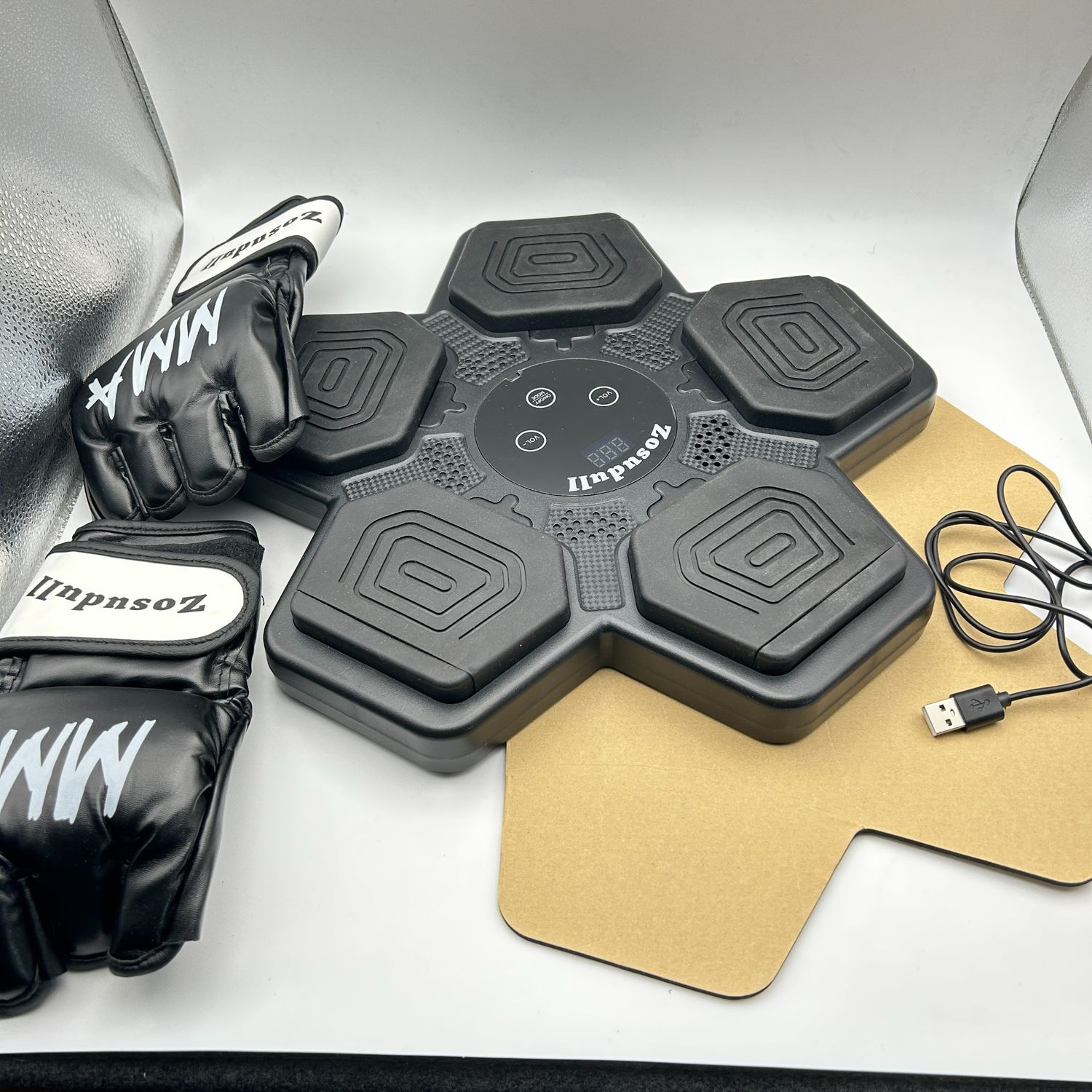 Zosudull Music Boxing Machine, Inteligentna Maszyna Bokserska LED, Bluetooth