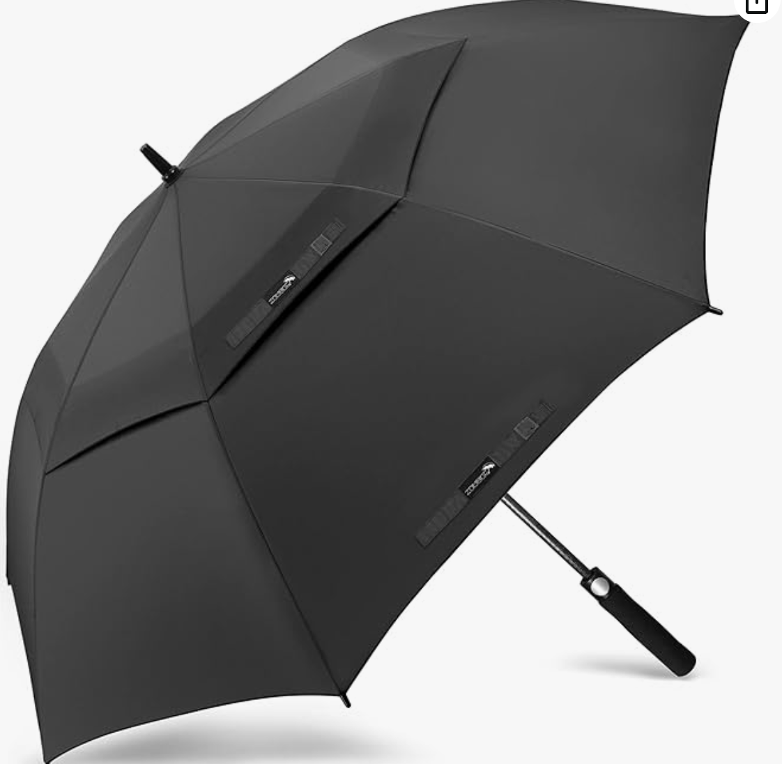 ZOMAKE Parasol golfowy 137 cm, duże wiatroszczelne parasole, automatycznie otwierany