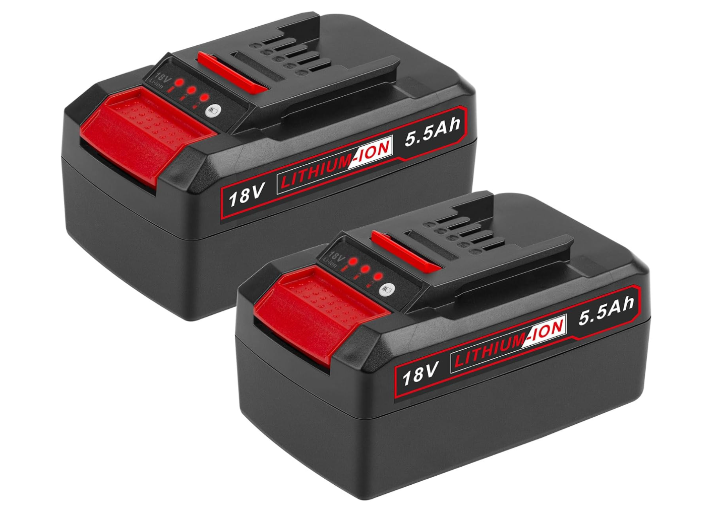 ASUNCELL 2 sztuki 18 V 5500 mAh akumulator narzędziowy do akumulatorów Einhell Power X-Change kompatybilny ze wszystkimi narzędziami 18 V Einhell