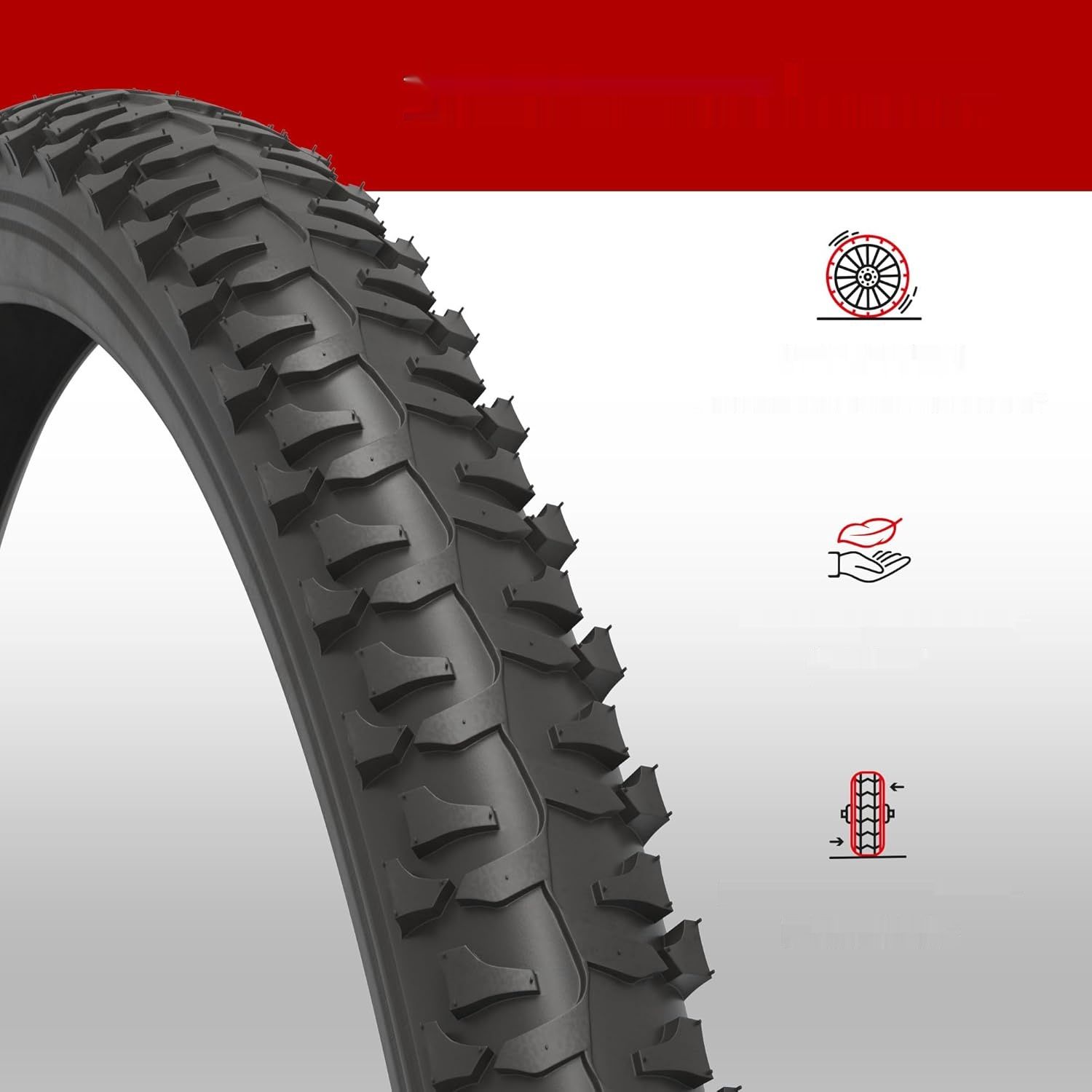 Fincci Opony Rowerowe 20 Calowe BMX 20x1.75 47-406, Komplet Opon Pakiet