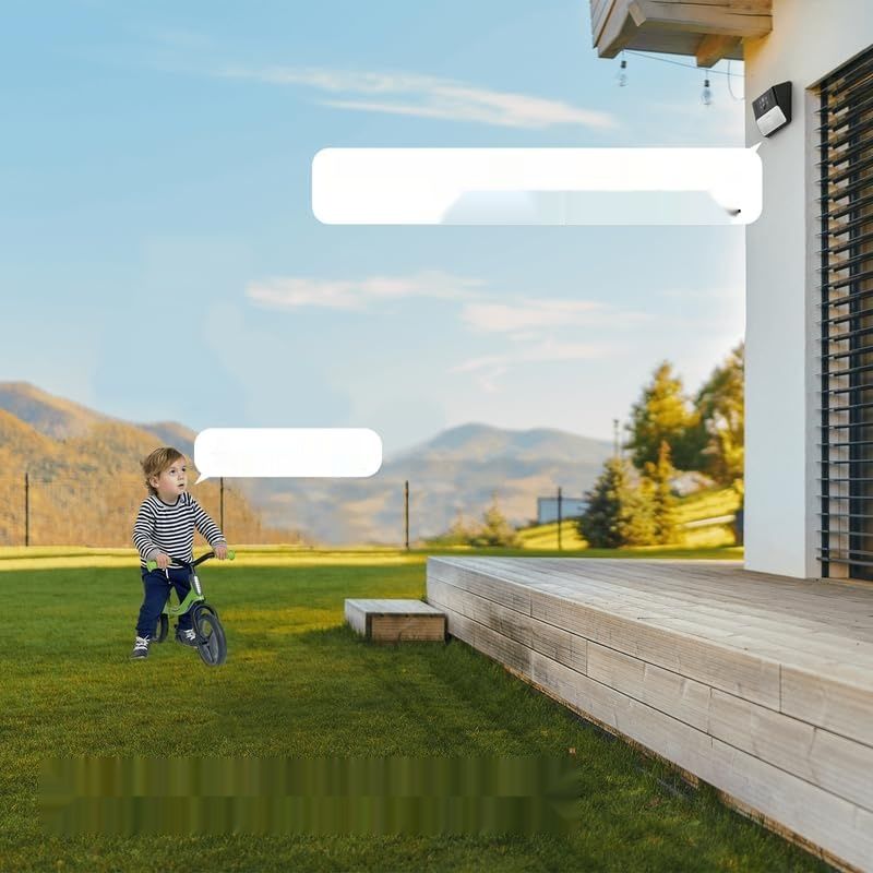 Zewnętrzna kamera do monitoringu 2K, WLAN, WiFi, wodoszczelna IP65.