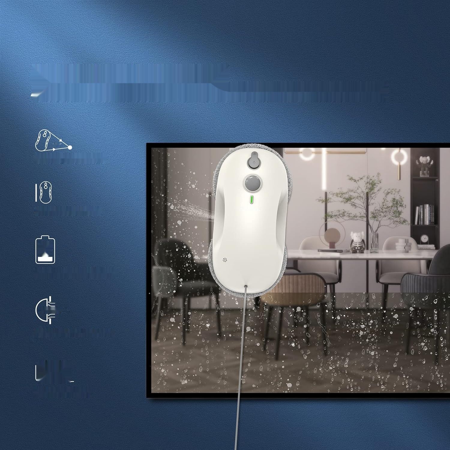 Tosima W3 Robot do Mycia Okien z Automatycznym Dwukierunkowym Systemem
