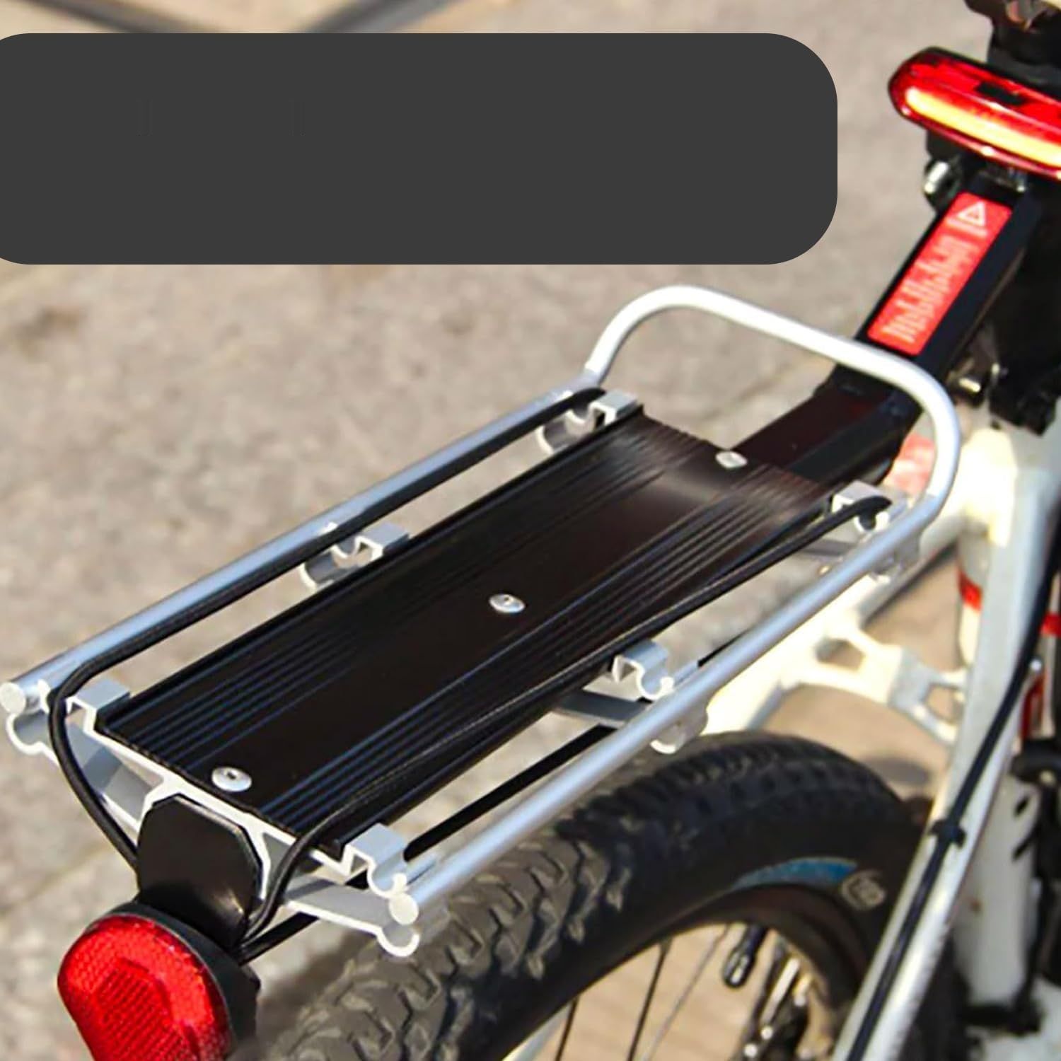 WIYETY Bagażnik rowerowy: Aluminiowy, regulowany, do roweru górskiego, 30 funtów