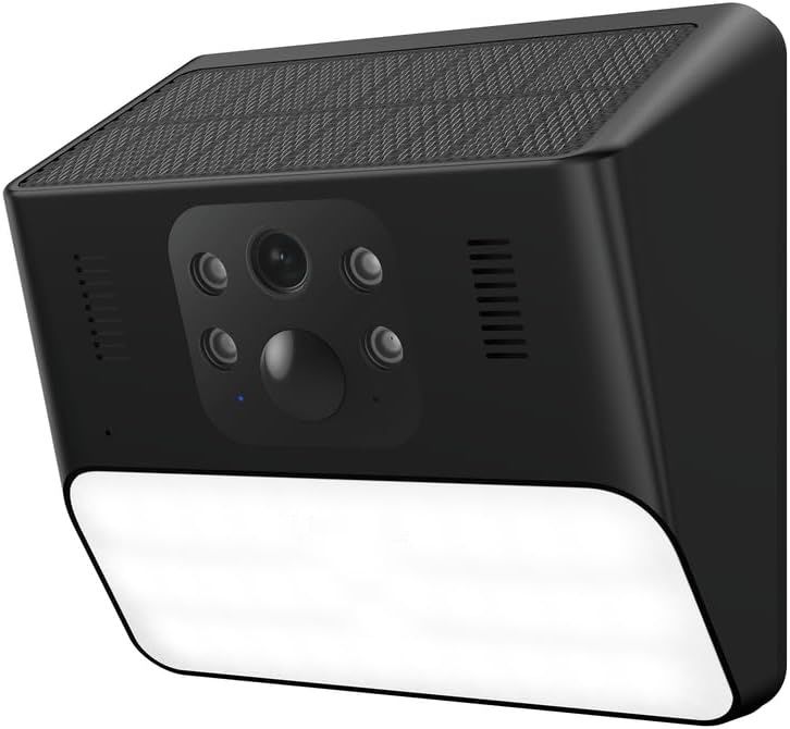 Zewnętrzna kamera do monitoringu 2K, WLAN, WiFi, wodoszczelna IP65.