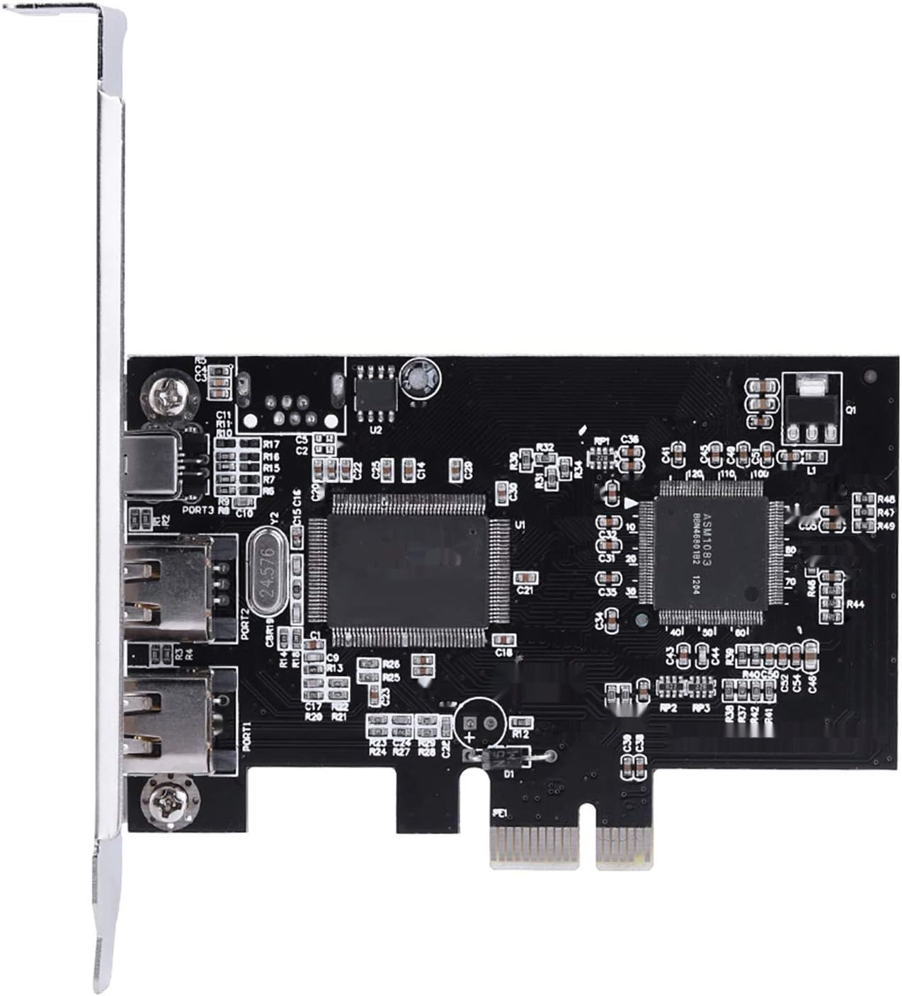 Cuifati PCIe, Kontroler Adapter IEEE 1394, 4 Porty (3x6 Pin, 1x4 Pin).