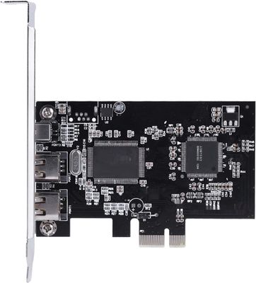 Cuifati PCIe, Kontroler Adapter IEEE 1394, 4 Porty (3x6 Pin, 1x4 Pin).