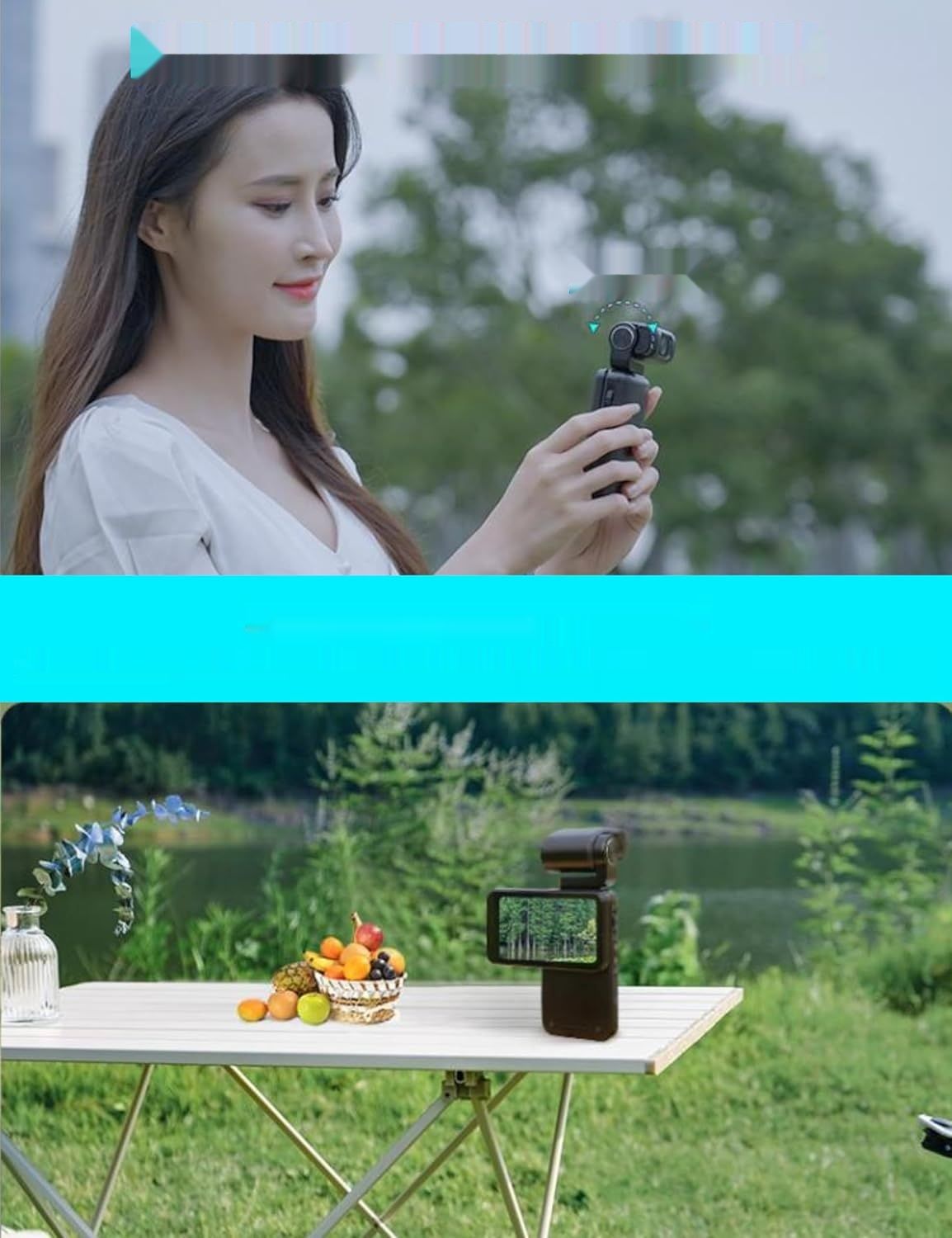 Sxhlseller 5K Ultra HD Kamera - 36MP, WiFi, 3,5&quot; ekran, 10x zoom cyfrowy