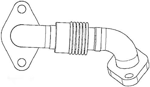 TBVPARTS Rura Chłodnicy 1.9TDI 038131521BL Escape AGR Komp. z Ibiza III+
